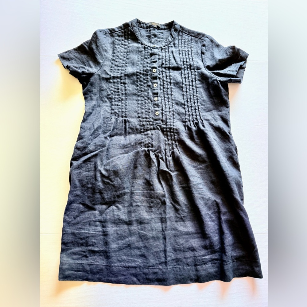 Quince 100% European Linen Dress Size M